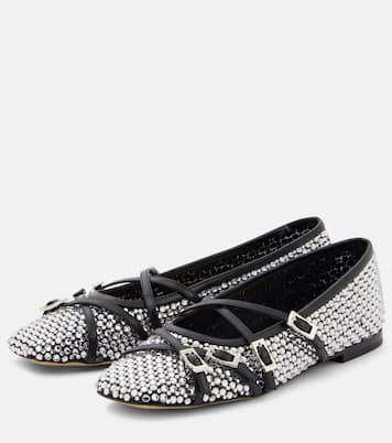 Ballerines en résille à cristaux | Mach & Mach