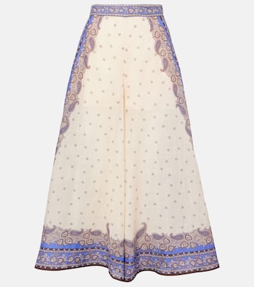 Maxine paisley ramie culottes | Zimmermann