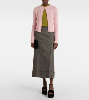 Velvet wedge sandals | Gianvito Rossi