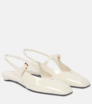 Ballerine slingback in vernice | Prada