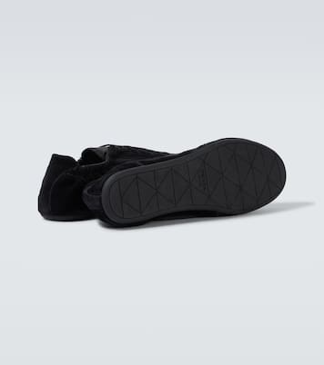Collapse Re-Nylon and suede sneakers | Prada