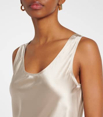 Robe midi Banjo en satin de soie | Max Mara