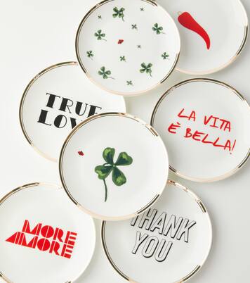 Chilli Pepper set of 6 bread plates | Bitossi