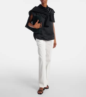 Suede clutch | Toteme