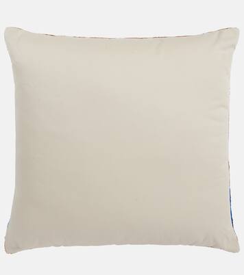 Silk velvet cushion | Les-Ottomans
