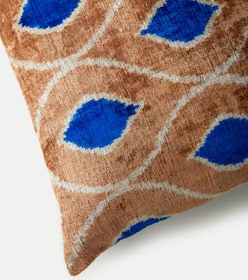 Silk velvet cushion | Les-Ottomans