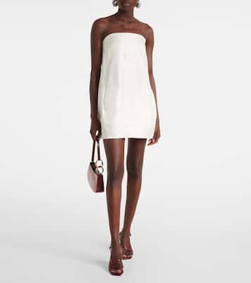 Lidia silk satin minidress | Staud