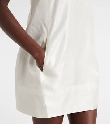 Lidia silk satin minidress | Staud