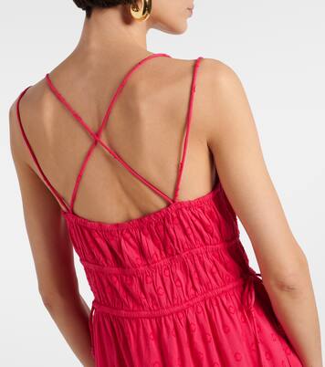 Robe midi Freya en coton à pois | Ulla Johnson