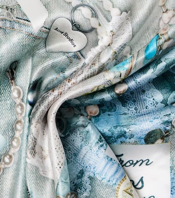 Printed silk scarf | Acne Studios
