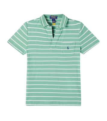 Polo rayé en coton et lin | Polo Ralph Lauren Kids
