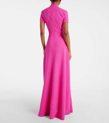 Robe longue Malinda en crêpe de laine | Emilia Wickstead