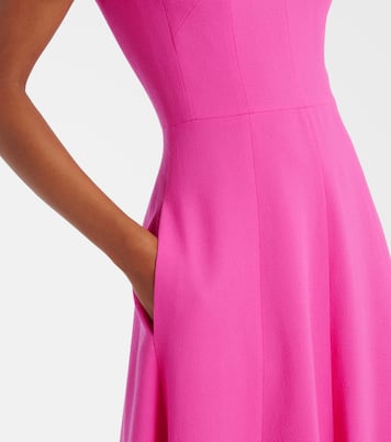 Robe longue Malinda en crêpe de laine | Emilia Wickstead