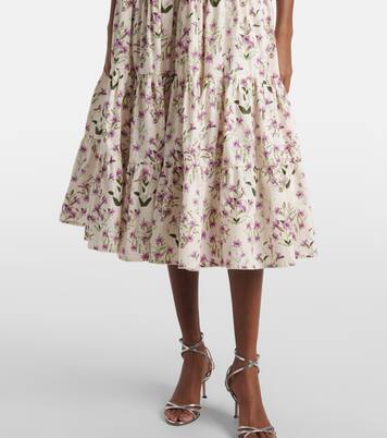 Palmera tiered cotton maxi dress | Agua by Agua Bendita