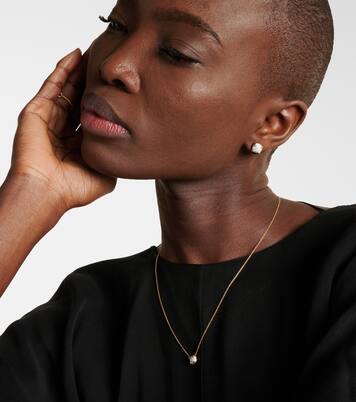 Petite Chatelaine® 18kt gold necklace with diamonds | David Yurman