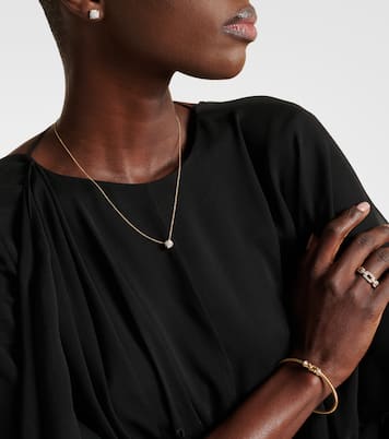 Petite Chatelaine® 18kt gold necklace with diamonds | David Yurman