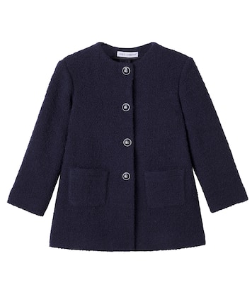 DG wool-blend bouclé coat | Dolce&Gabbana Kids