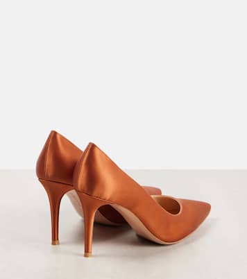 Gianvito 85 satin pumps | Gianvito Rossi
