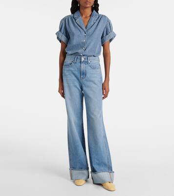 High-Rise Wide-Leg Jeans Taylor | Veronica Beard