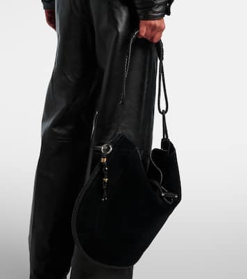 Schultertasche Oskan Small aus Veloursleder | Isabel Marant