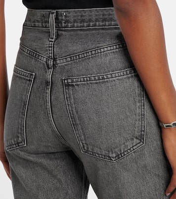 High-Rise Straight Jeans 90s Pinch Waist Crop | Agolde