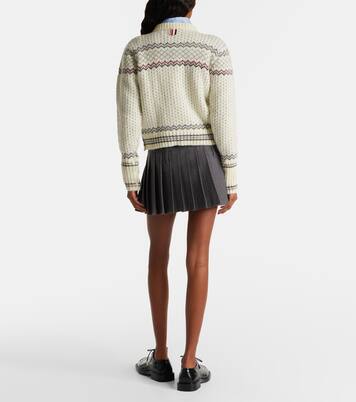 Cardigan en laine et mohair | Thom Browne