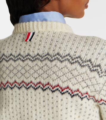 Cardigan en laine et mohair | Thom Browne