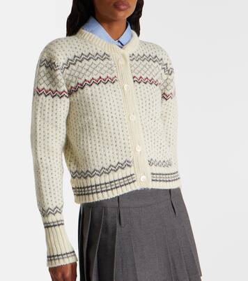 Cardigan en laine et mohair | Thom Browne