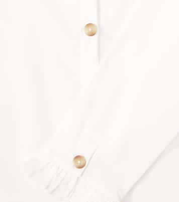 Nien ruffled cotton blouse | Donsje