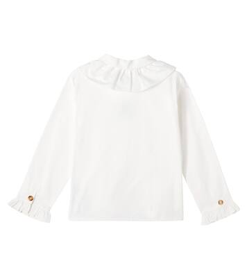 Nien ruffled cotton blouse | Donsje