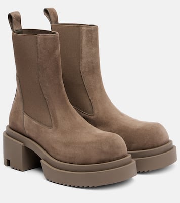 Chelsea Boots Beatle aus Veloursleder | Rick Owens