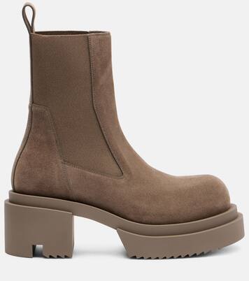 Chelsea Boots Beatle aus Veloursleder | Rick Owens