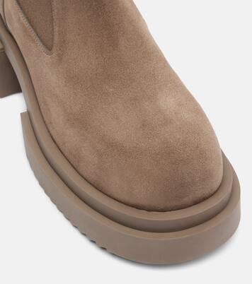 Chelsea Boots Beatle aus Veloursleder | Rick Owens