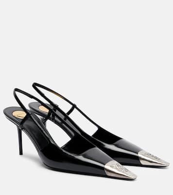 Slingback-Pumps Jeanne 75 aus Leder | Saint Laurent