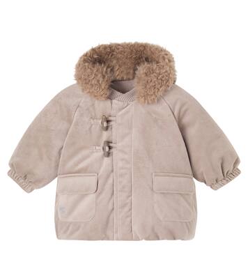 Bebé - chaqueta Billo de pana con capucha | Wheat