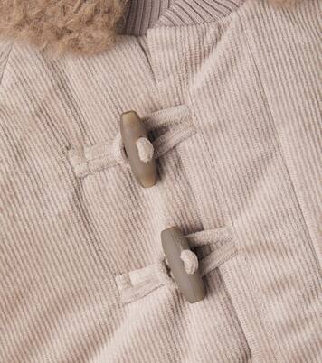 Bebé - chaqueta Billo de pana con capucha | Wheat