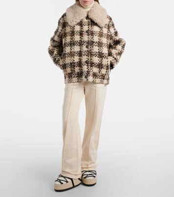 Camlez shearling-trimmed wool down jacket | Moncler Grenoble