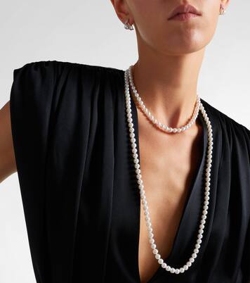 Collana in oro bianco 18kt con perle | Mikimoto