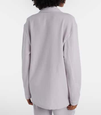 Affirmations cashmere pajama shirt with moonstone | God's True Cashmere