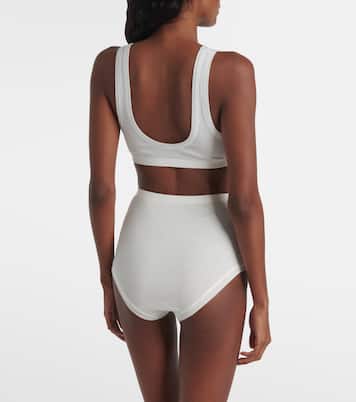 Lillian cotton-blend bralette | Calvin Klein Collection