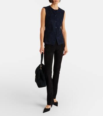 JP Long suede flared pants | Stouls