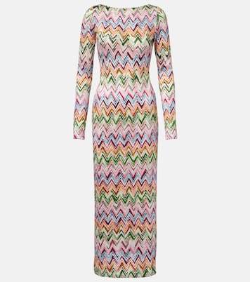 Zigzag maxi dress | Missoni