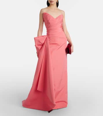 Bustier-Robe aus Seide | Monique Lhuillier