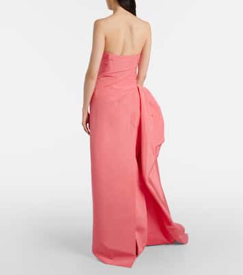 Bustier-Robe aus Seide | Monique Lhuillier