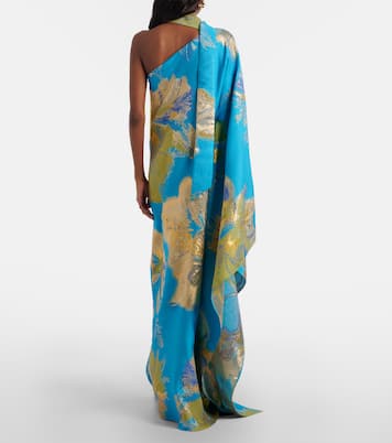 Kaftan Hardison Bloom aus Satin | Taller Marmo