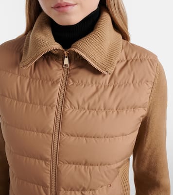Cardigan matelassé en laine | Moncler