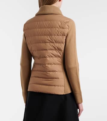 Cardigan matelassé en laine | Moncler