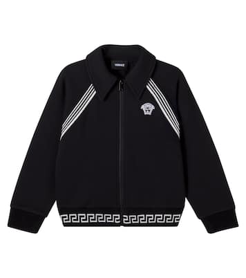 Jacke aus Baumwoll-Jersey | Versace Kids