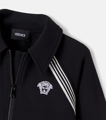 Jacke aus Baumwoll-Jersey | Versace Kids