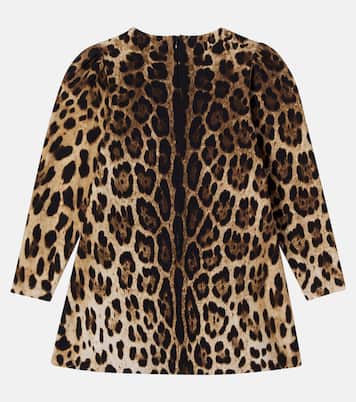 Kleid DG aus einem Baumwollgemisch | Dolce&Gabbana Kids